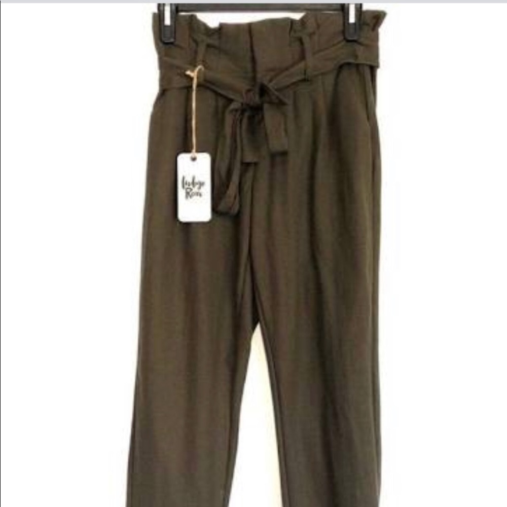Indigo Rein Paper Bag pants 3